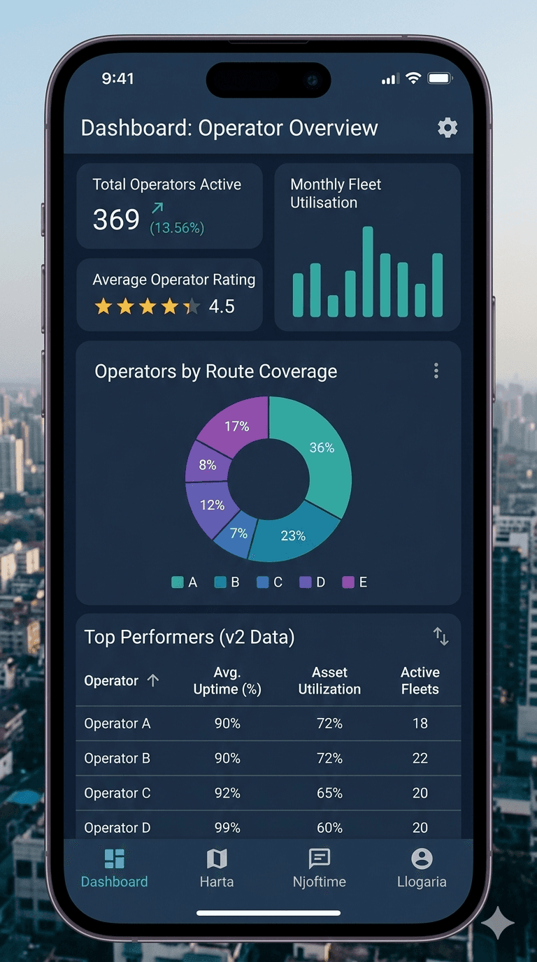 Aplikacioni mobil i transportit